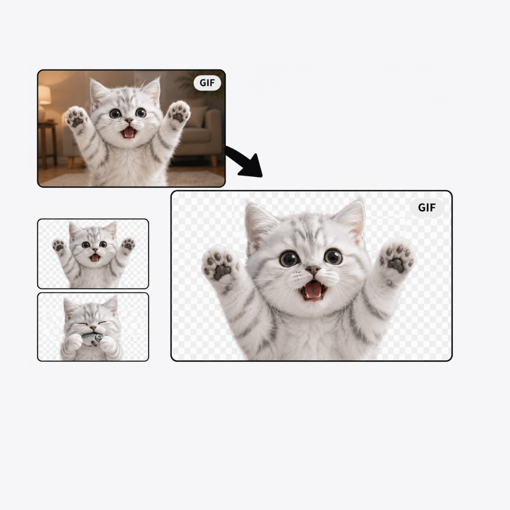 GIF background remover example